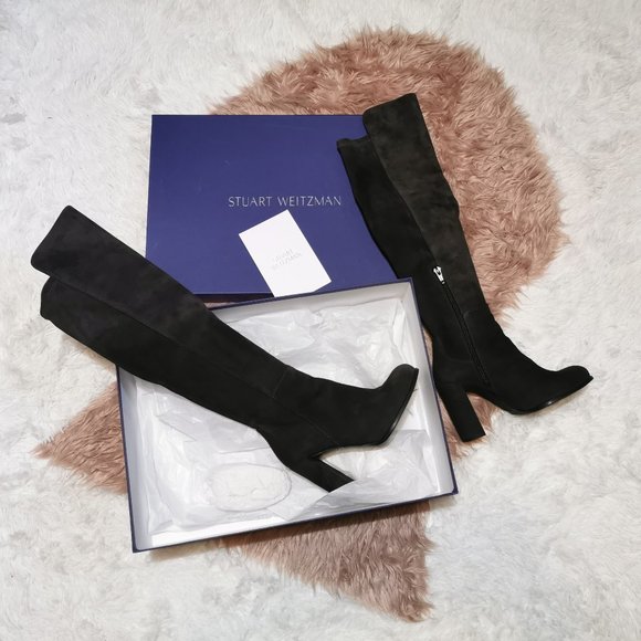 Stuart Weitzman All Jill Over The Knee Boot 5.5M - Picture 1 of 15